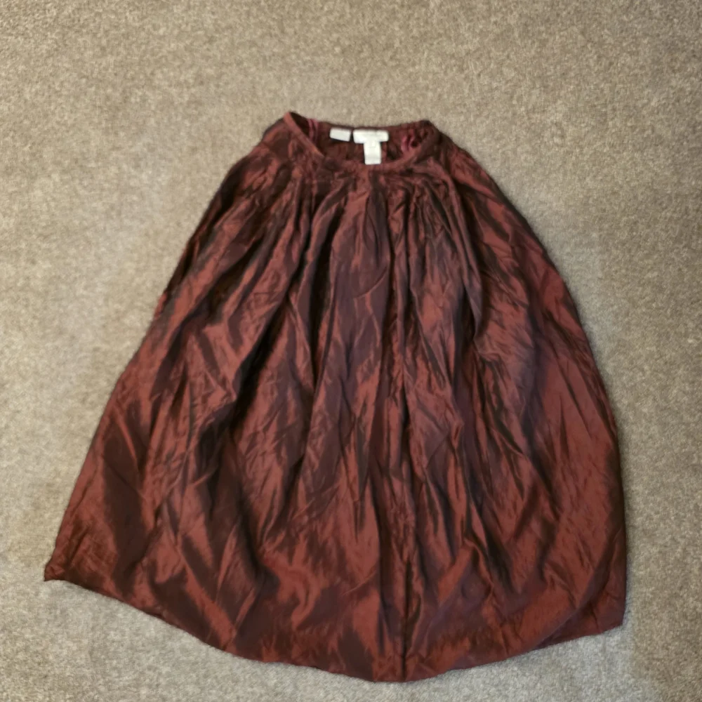 Jones New York Deep Red A-Line Skirt - Picture 1 of 3